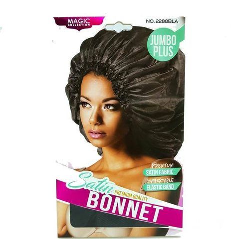 Magic Collection Jumbo Plus Satin Bonnet 2288bla