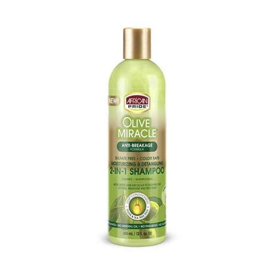 African Pride Olive Miracle 2 in 1 Shampoo & Conditioner