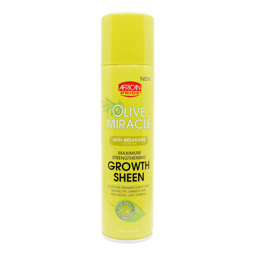 African Pride Olive Miracle Anti-Breakage Maximum Strengthening Growth Sheen