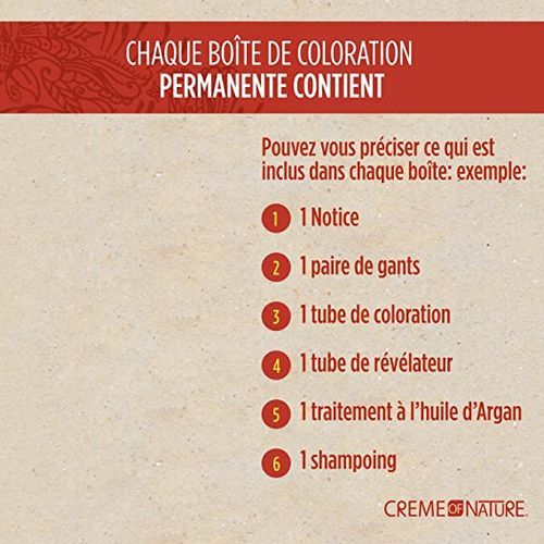 Creme Of Nature Exotic Shine Permanent Hair Colour With Argan Oil