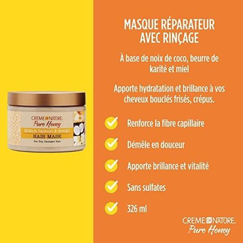 Creme Of Nature Pure Honey Moisture Replenish & Strength Hair Mask