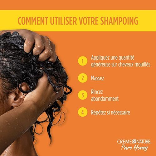 Creme Of Nature Pure Honey Moisturizing Dry Defense Shampoo