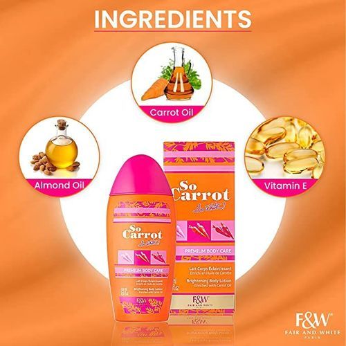 Fair & White So Carrot So White Brightening Body Lotion