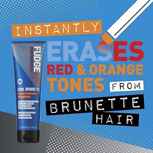 Fudge Cool Brunette Blue-toning Shampoo & Conditioner