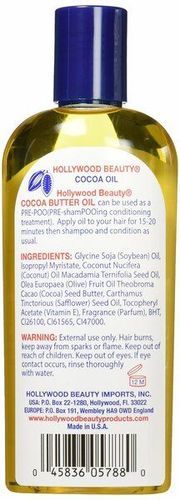 Hollywood Beauty Cocoa Butter Oil