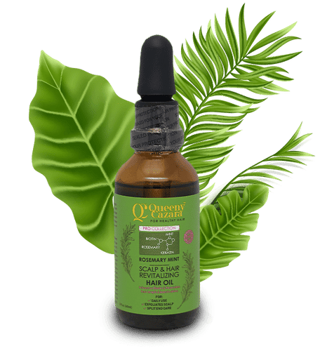 Queeny Cazara Rosemary Mint Scalp & Hair Revitalizing Hair Oil