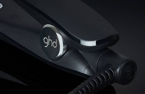ghd Gold Hair Straightener & Paddle Brush Gift Set Black