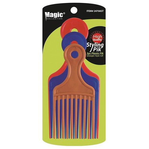 Magic Collection 3 Pcs Pik Combo Set 2470ast - Assorted Colors