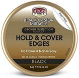 African Pride Black Castor Miracle Hold & Cover Edges