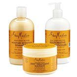 Shea Moisture Raw Shea Butter Moisture Retention Shampoo + Conditioner + Masque